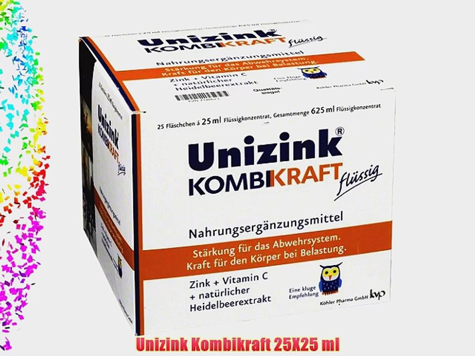 Unizink kombikraft 25x25 ml