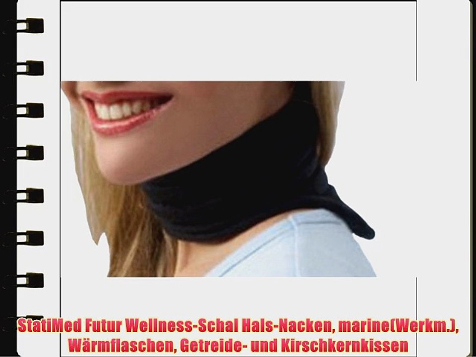 StatiMed Futur Wellness-Schal Hals-Nacken marine(Werkm.) W?rmflaschen Getreide- und Kirschkernkissen