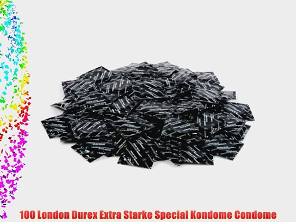 100 London Durex Extra Starke Special Kondome Condome