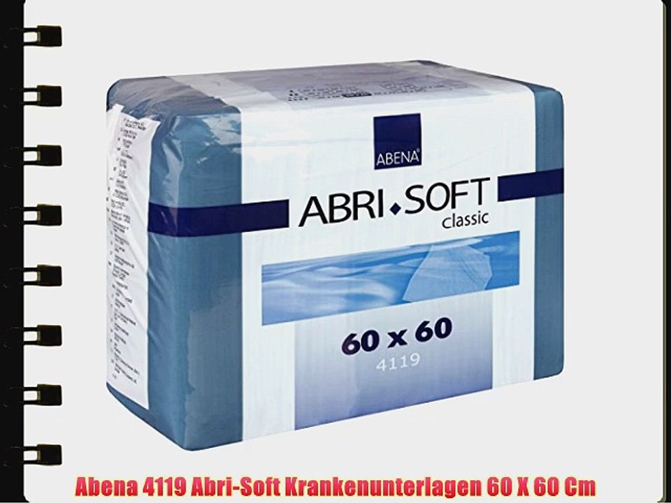 Abena 4119 Abri-Soft Krankenunterlagen 60 X 60 Cm