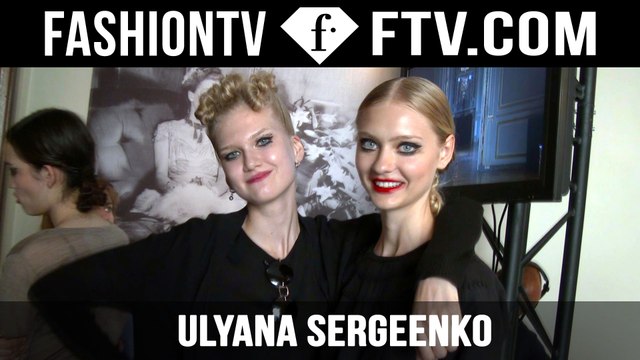 Ulyana Sergeenko Backstage | Paris Haute Couture Fall/Winter 2015/16 | FashionTV