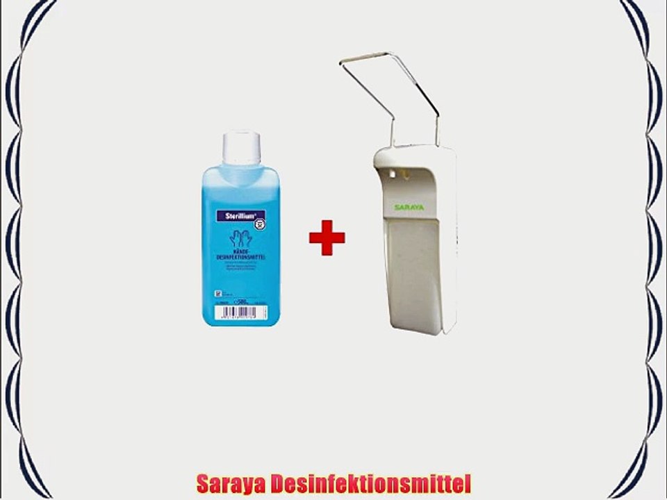 Saraya Desinfektionsmittelspender MDS 500P inkl. 500 ml Sterillium Desinfektionsmittel