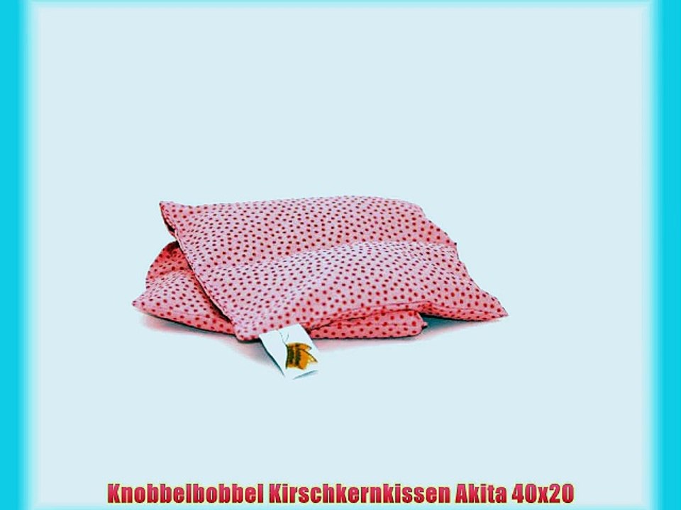 Knobbelbobbel Kirschkernkissen Akita 40x20