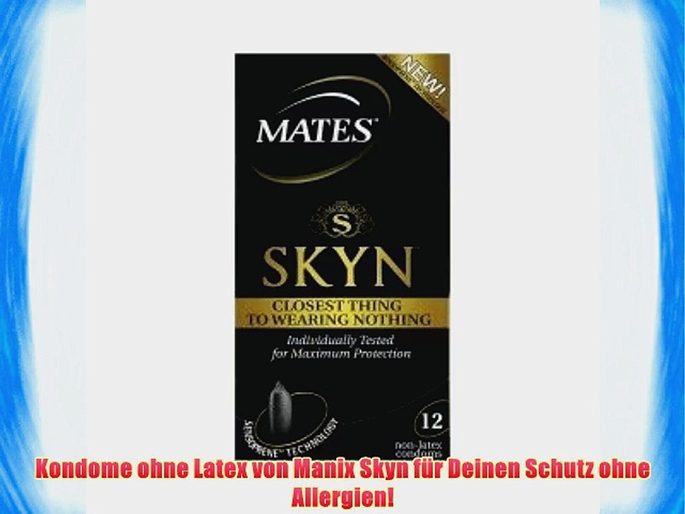 Mates (Manix) Skyn 48 Non-Latex-Kondomen MaxiPack - Import aus dem Vereinigten K?nigreich
