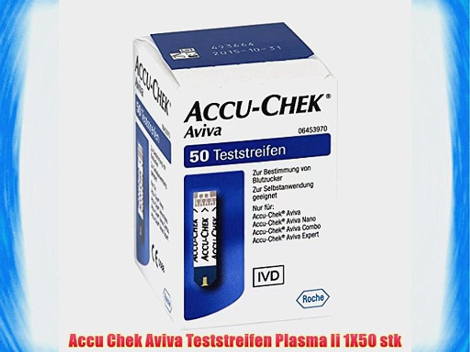 Accu Chek Aviva Teststreifen Plasma Ii 1X50 stk