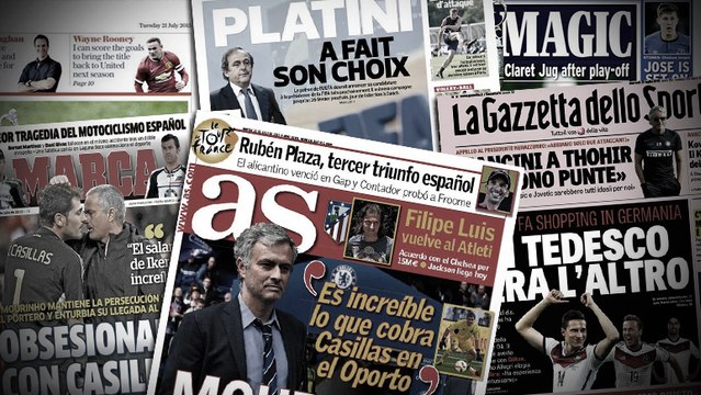 Mourinho repart en guerre contre Casillas, la Juve veut 3 champions du monde !