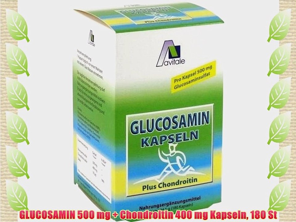GLUCOSAMIN 500 mg   Chondroitin 400 mg Kapseln 180 St