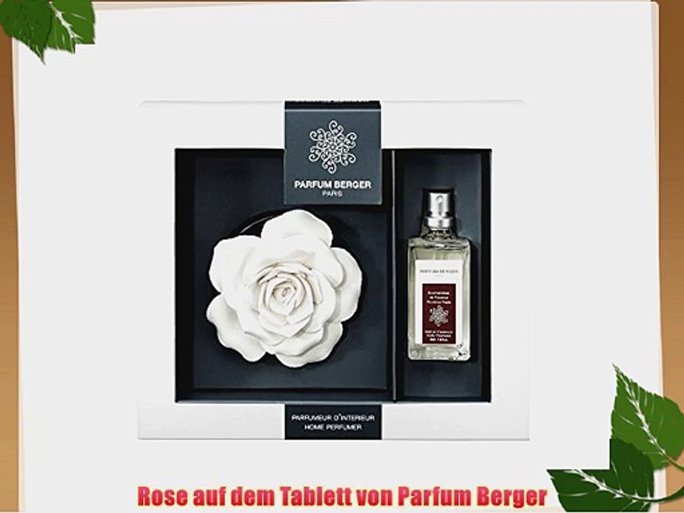Rose auf Tablett Gourmandises de Provence von Parfum Berger