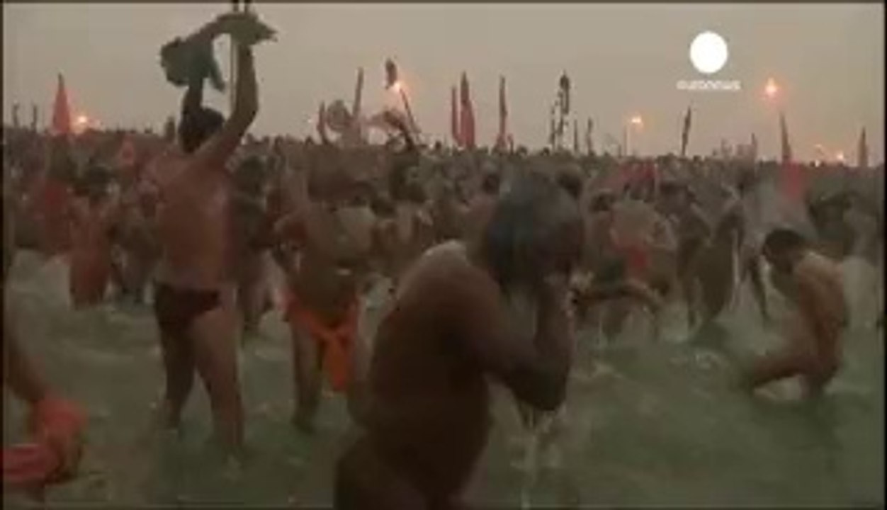 Hindu festival Millions take a dip in the Ganges river By Daily Fun