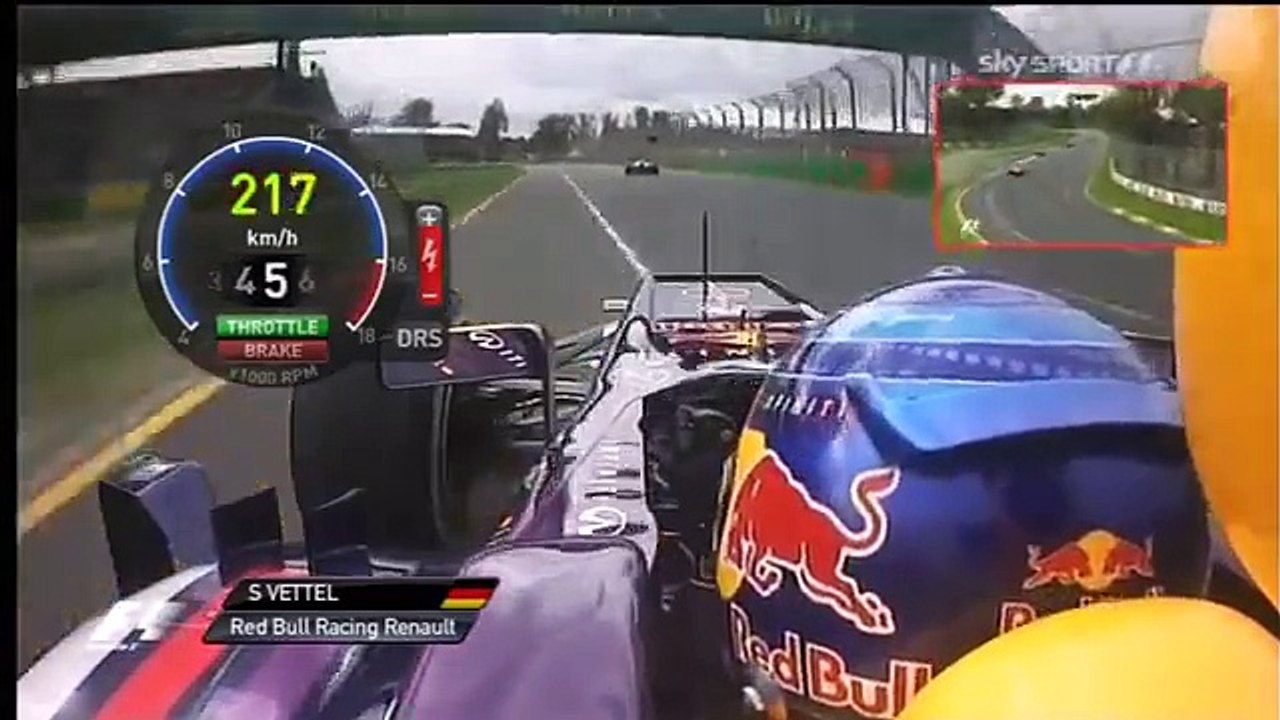 On board Sebastian Vettel e Felipe Massa Gp Australia 2013 F1