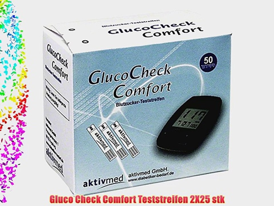 Gluco Check Comfort Teststreifen 2X25 stk