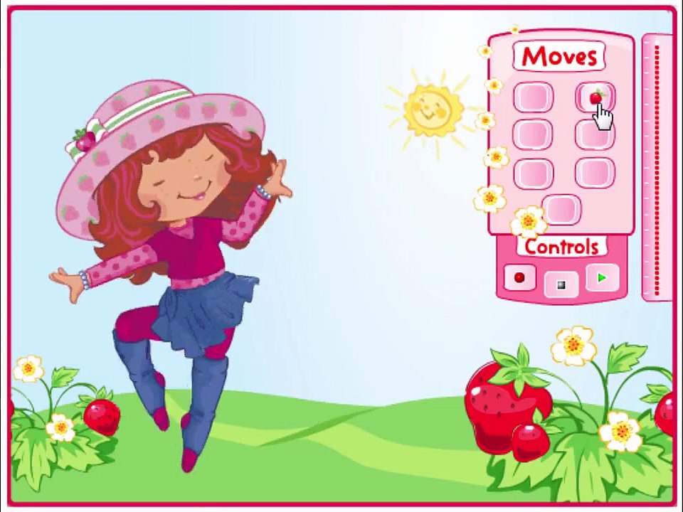 Strawberry Shortcake Cartoon Animation Plums Movin to the Beat Game Play Walkthrough