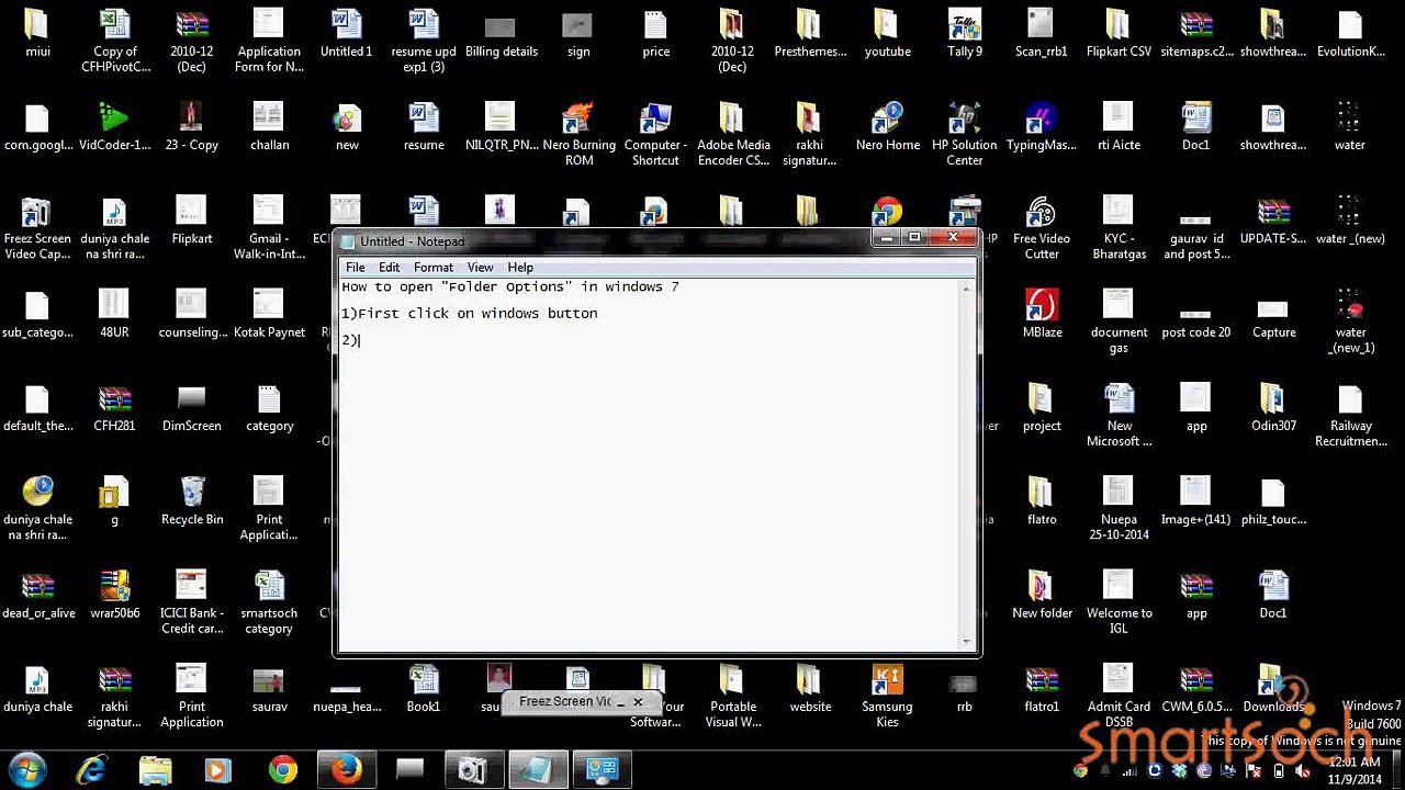 How To Open Folder Options In Windows 7