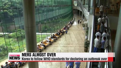 Korea to follow WHO standards for declaring itself MERS-free