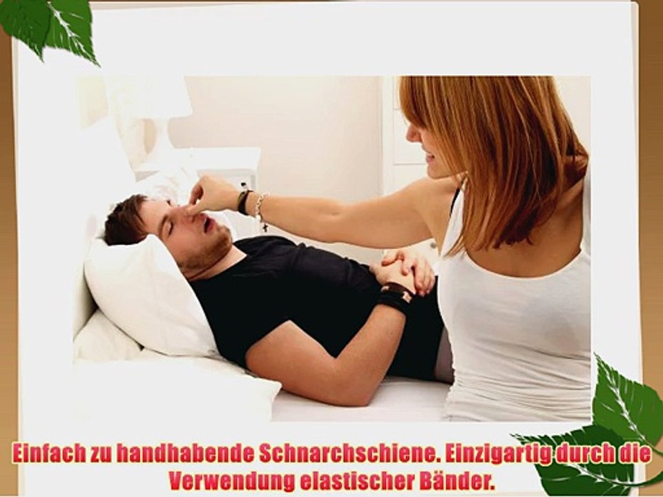 Snorflex Anti-Schnarch Mundst?ck. Zweiteilige flexible Schiene gegen Schnarchen