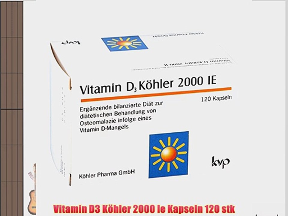 Vitamin D3 K?hler 2000 Ie Kapseln 120 stk