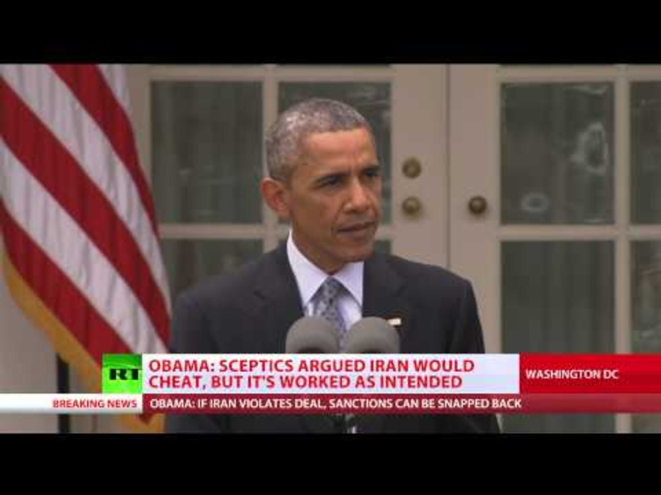 Iran deal best option: Military actions can’t stop nuclear program – Obama