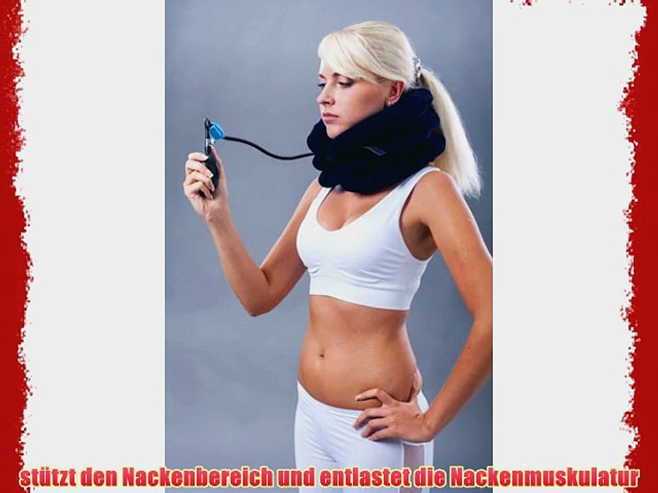 Aufblasbare Nackenst?tze Halsbandage NB-10019 Grau