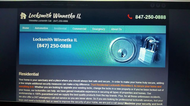 Locksmith Winnetka IL 847-250-0888