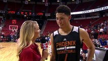 Devin Booker Postgame Interview _ Suns vs Pelicans _ July 19, 2015 _ NBA Las Vegas Summer League