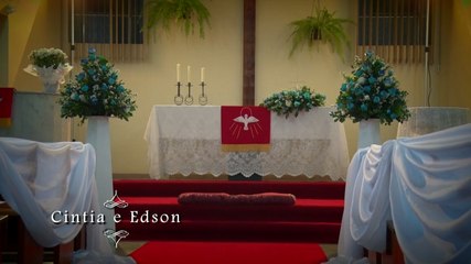Momentos de Cintia e Edson