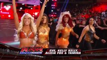 Eve Torres, Tamina Snuka, Kelly Kelly and Alicia Fox vs. Beth Phoenix, Natalya and The Bella Twins