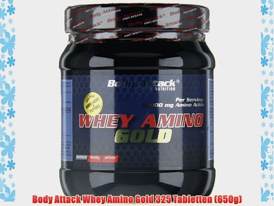 Body Attack Whey Amino Gold 325 Tabletten (650g)