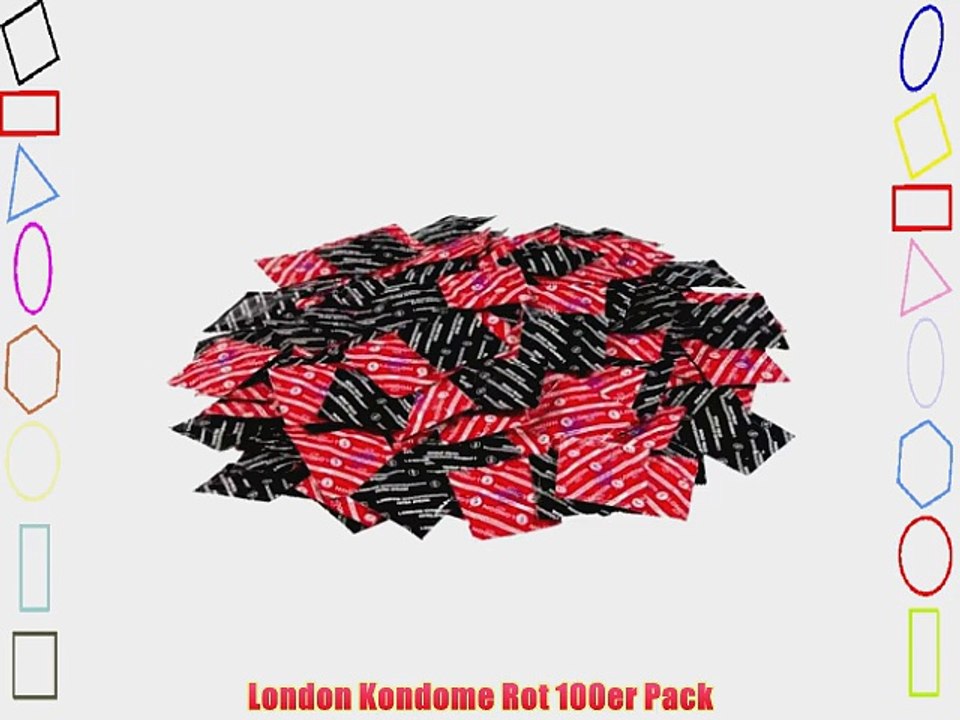 London Kondome Rot 100er Pack