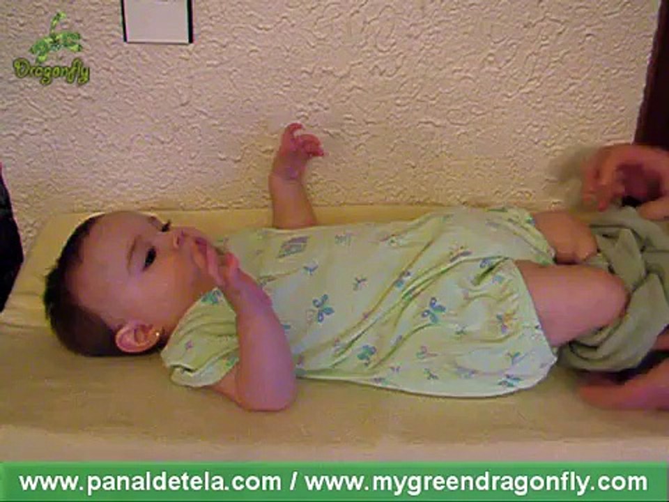 PanalDeTela.com como poner un pañal de tela