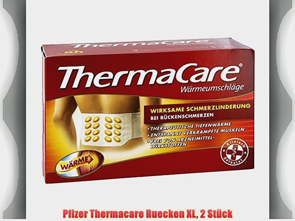 Pfizer Thermacare Ruecken XL 2 St?ck