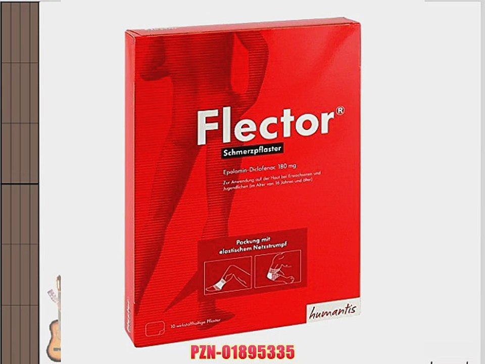 FLECTOR Schmerzpflaster elatischer Netzstrumpf 10 St Pflaster