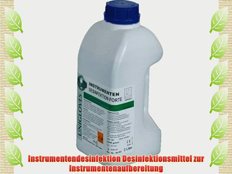 Instrumenten-Desinfektion 2 Liter Desinfektionsmittel zur Intrumentenaufbereitung