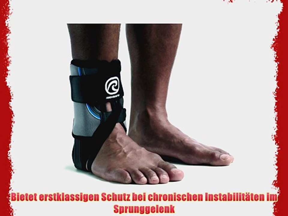 Rehband Herren Sprunggelenkbandage 7772 Ankle Brace grau L