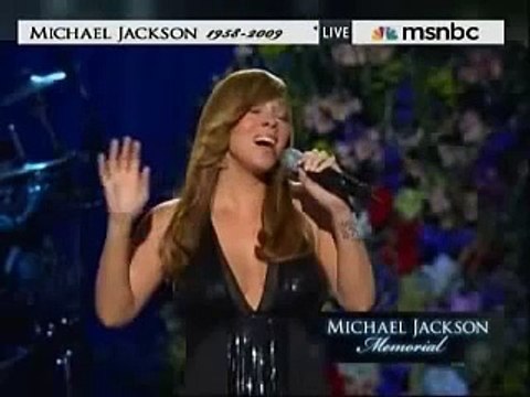 HD Mariah Carey - Ill Be There Live Michael Jackson Memorial