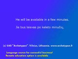 Lithuanian business language - Lietuvių kalbos pamoka - frazės
