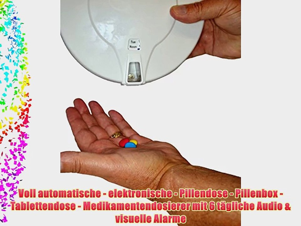 TabTime Medelert Mark SII Automatische Electronische 7 tage Pillendose Pillenbox Tablettendose
