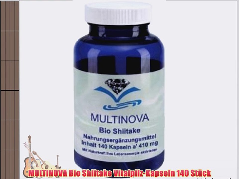 MULTINOVA Bio Shiitake Vitalpilz-Kapseln 140 St?ck