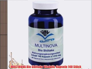 MULTINOVA Bio Shiitake Vitalpilz-Kapseln 140 St?ck