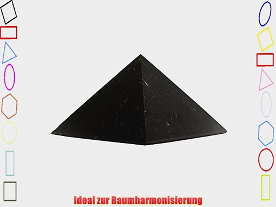 Biotraxx Schungit Pyramide gro?: 10x10 cm Shungit aus Ru?land