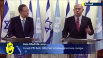 Israeli PM Benjamin Netanyahu: UN camps are teaching Palestinian children to hate Israelis