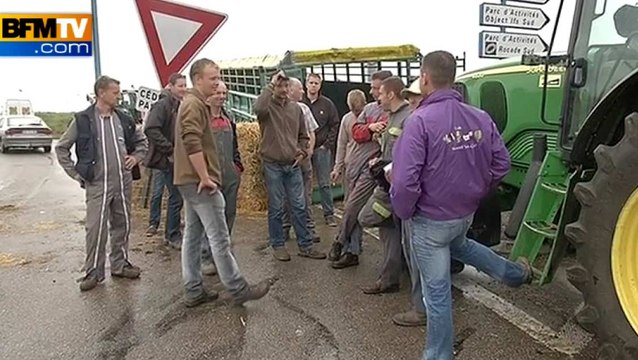 Les images aériennes du blocus au Mont Saint-Michel