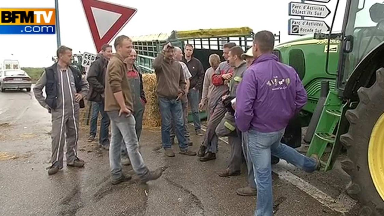 Les images aériennes du blocus au Mont Saint-Michel