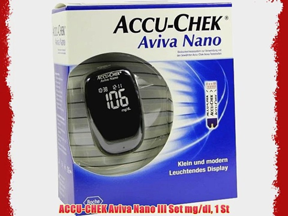 ACCU-CHEK Aviva Nano III Set mg/dl 1 St