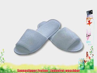 Hotelslipper Hausschuhe Frottee offen Einwegschuhe f?r Hotel Fu?pflege Sauna Massage Wellness.