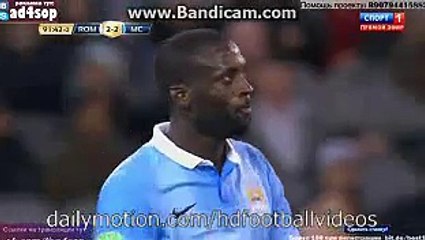 Yaya Toure Fantastic Shoot Roma 2-2 Man City