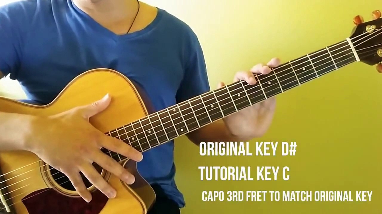 She Will Be Loved - Maroon 5 - Easy Guitar Tutorial (No Capo)