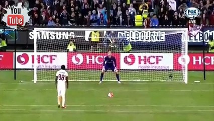 Epic! Joe Hart Stops A Panenka Beautifully - Man City Beats AS Roma 2015 HD