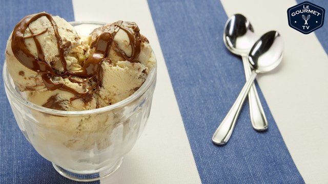 Nutella Swirl Ice Cream Recipe - Le Gourmet TV