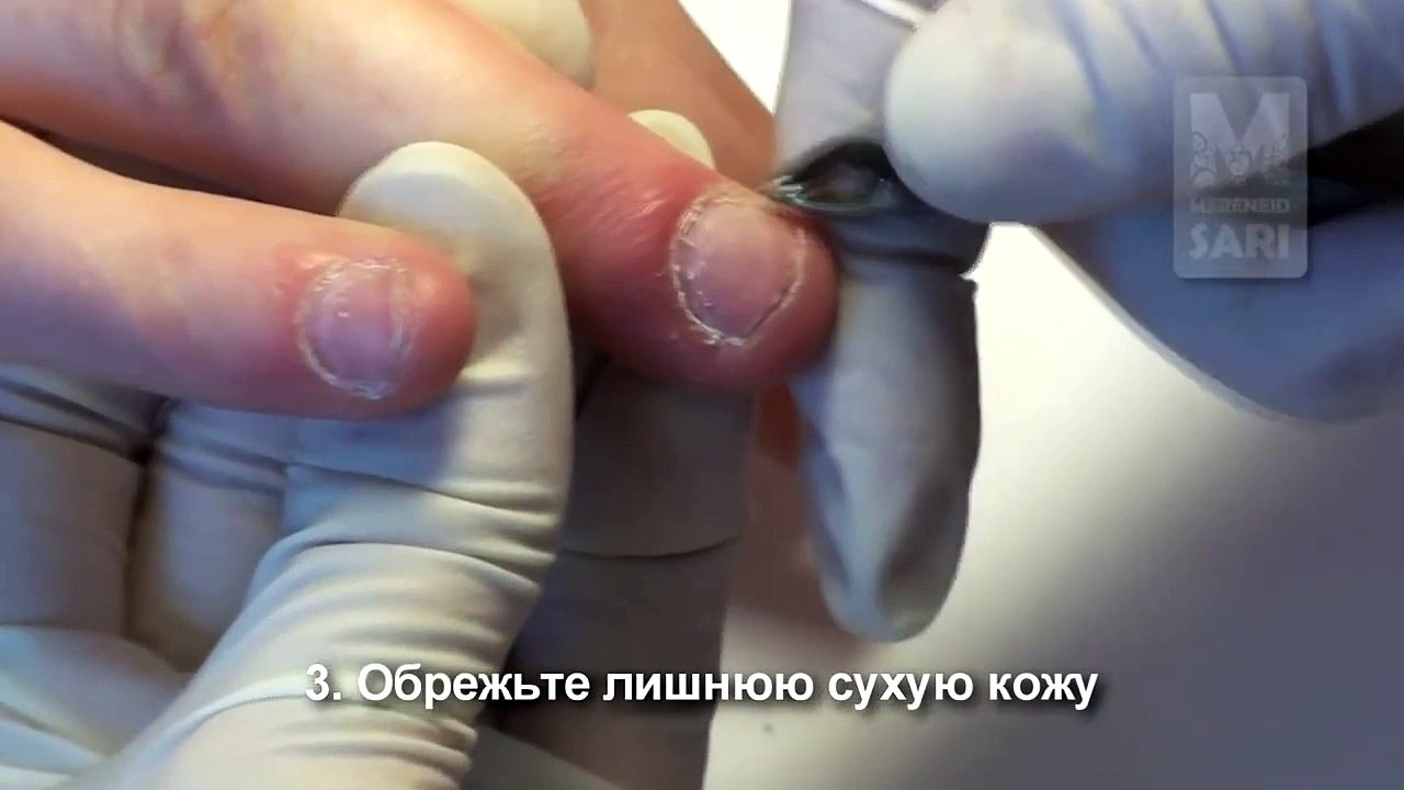 Гелевое наращивание на обкусанные ногти