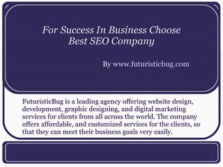 Choose A Good SEO Company